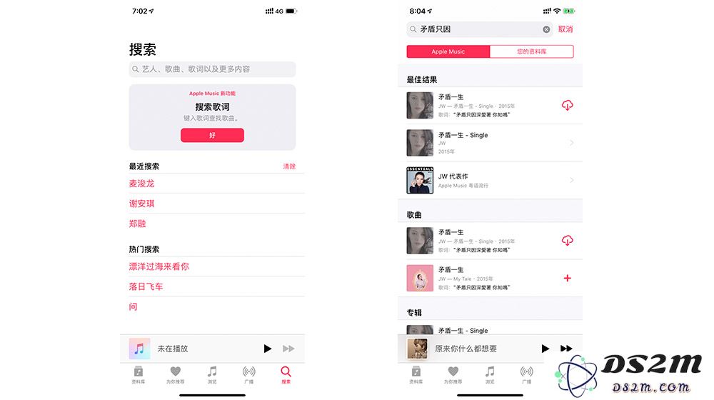 如何利用 Apple Music 的歌词搜索功能快速找到所需歌名？