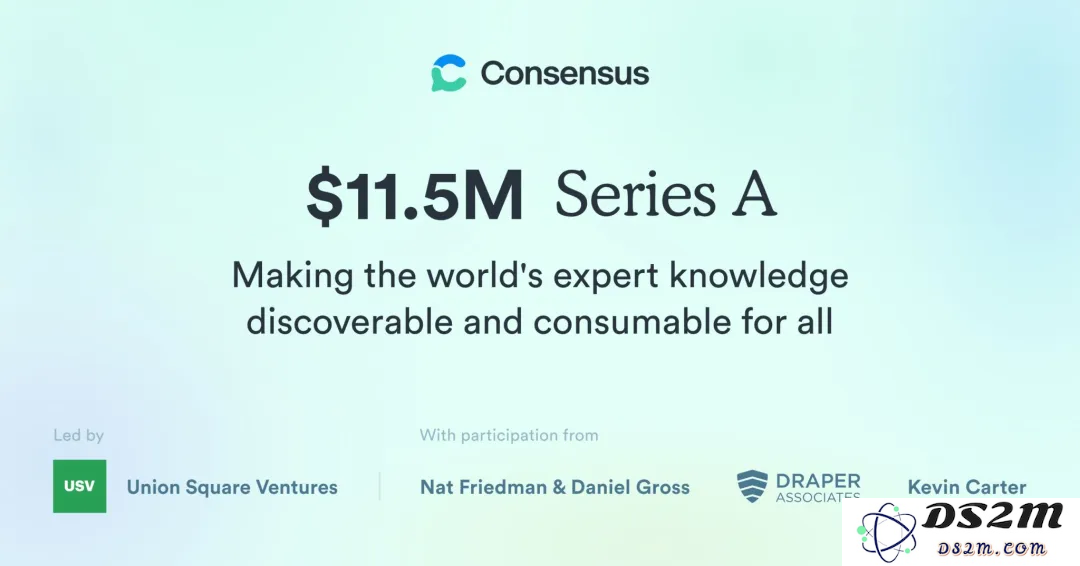 AI 学术搜索引擎Consensus，年化收入达150万美金，获超千万美金投资