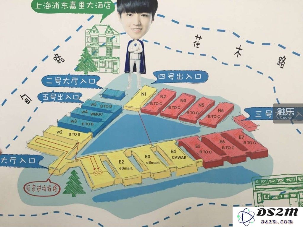场馆指南，第一次去CJ，多半会对复杂的场馆感到迷惑