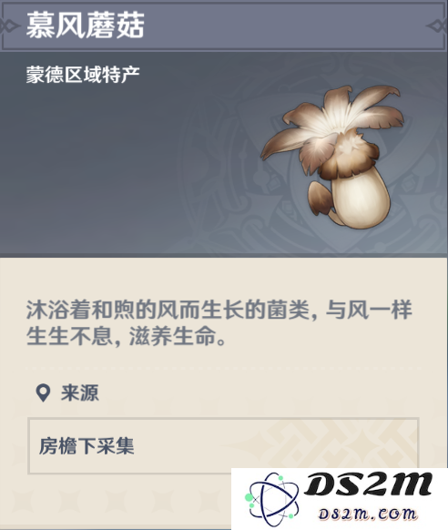 在原神中，沐风蘑菇的位置在哪里可以找到以及采集的方法和最佳时间