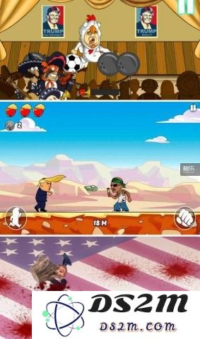 充满嘲讽和攻击性的川普主题游戏