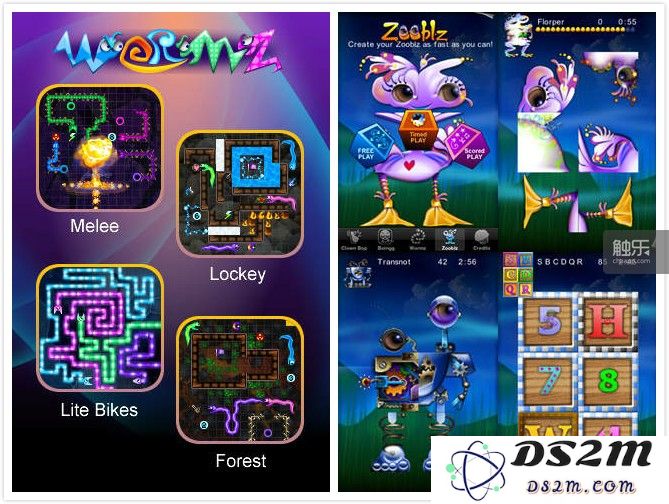 《Wormz》和《Zooblz》