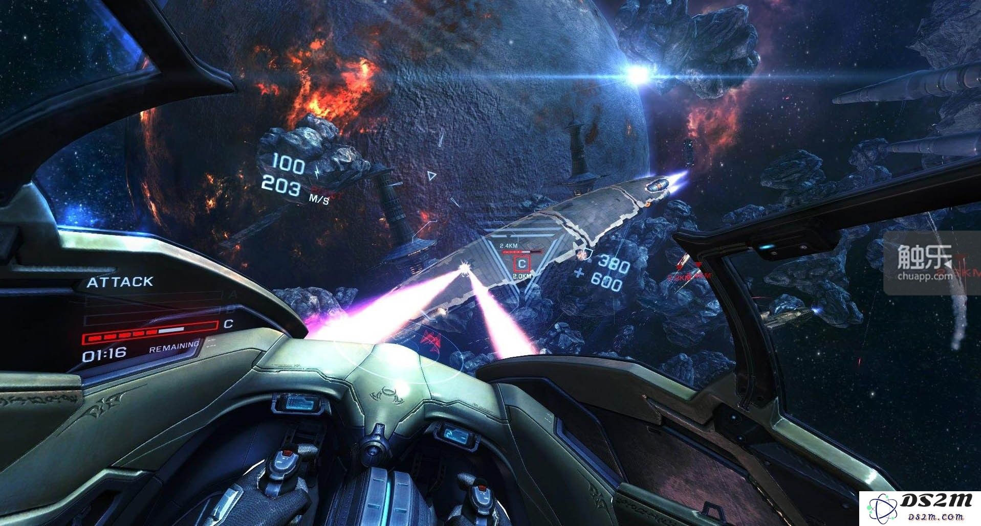 Oculus平台的Valkyrie拥有更强的画面和更自由的操作