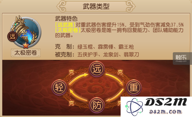 游戏中提供武器克制的玩法