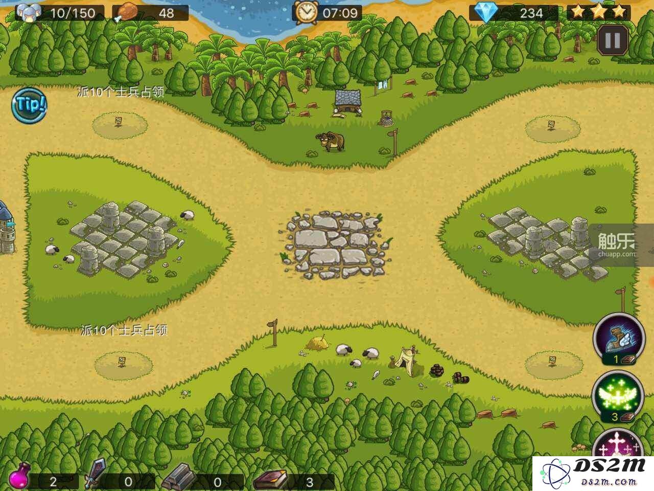 《小小战役》的地图看起来都很MOBA