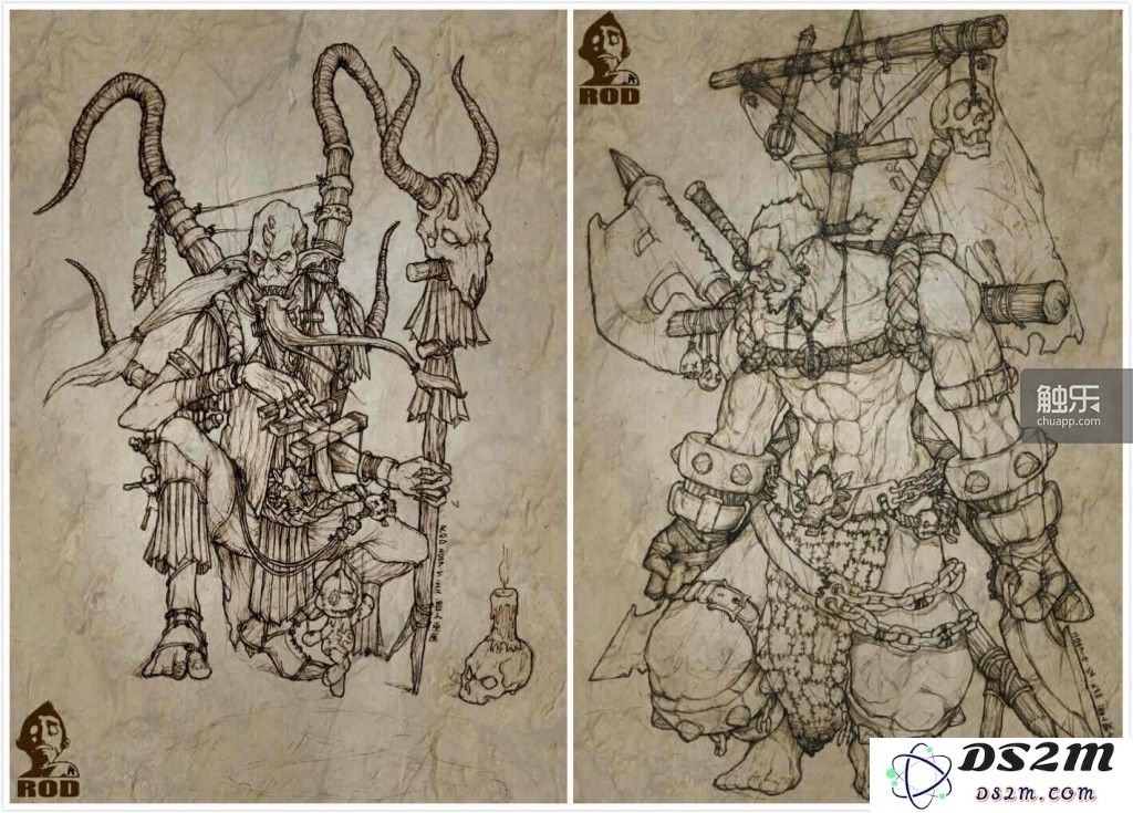 ROD会给学生看一些他的各种作品,告诉学生们如何画画