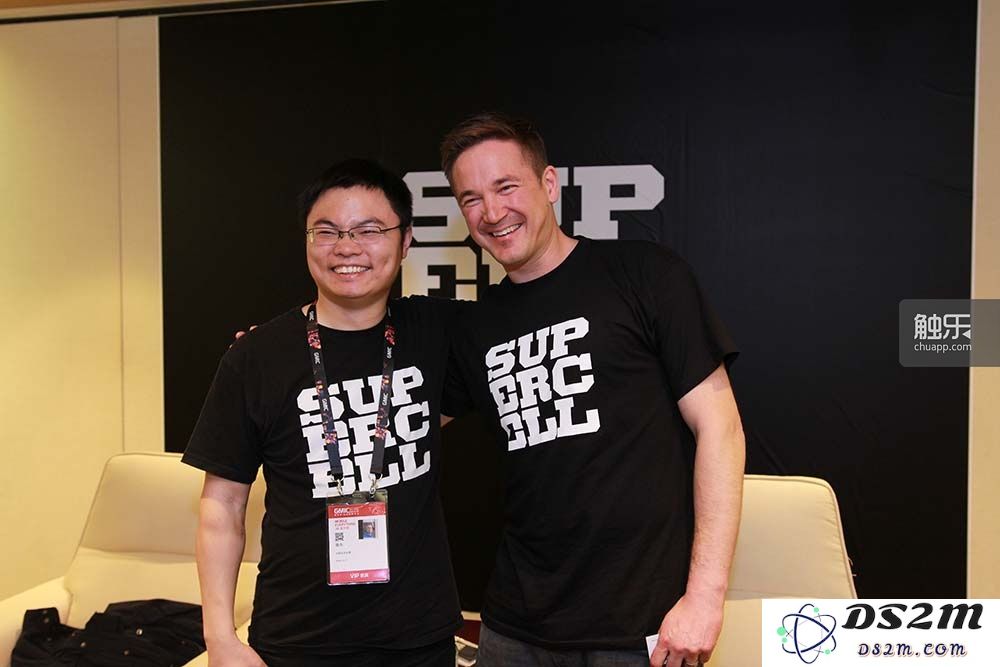 Supercell CEO 埃卡潘纳宁(llkka Paananen)先生和中国区总经理