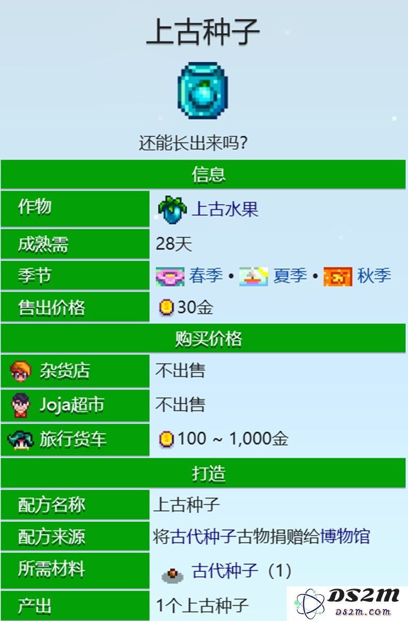 星露谷物语古代种子怎么获得 古代种子获取方法详解：破解迷雾？ 探索奥秘