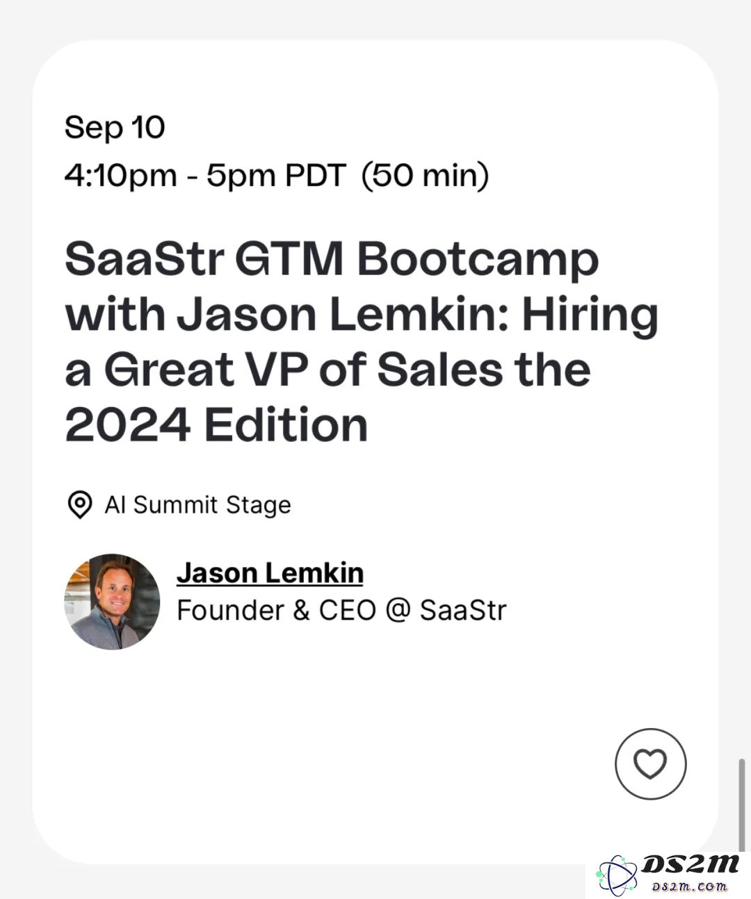 非凡资本吴畏：SaaStr Annual 2024的一些嘉宾精华观点实录