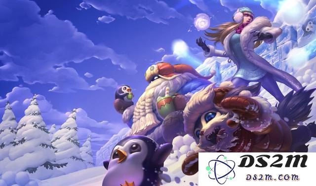 英雄联盟冰雪节皮肤原画