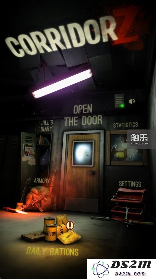 游戏的界面设计很考究，进入游戏并不是用“PLAY”来表示，而是“OPEN THE DOOR”