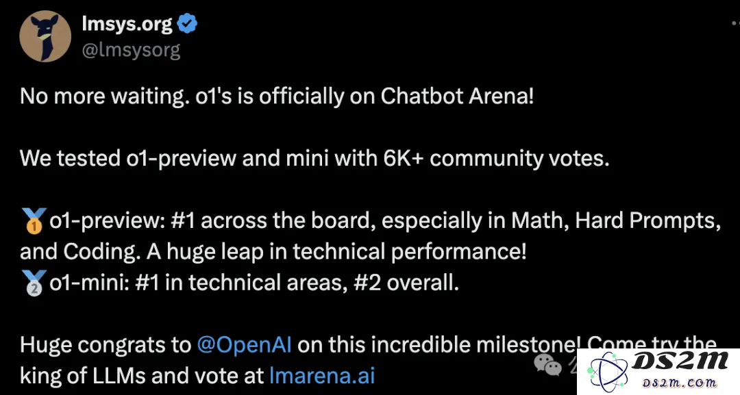 OpenAI o1全方位SOTA登顶lmsys排行榜！数学能力碾压Claude和谷歌模型，o1-mini并列第一