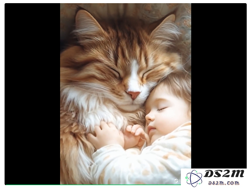 268w赞，亿级播放：AI治愈系猫咪与婴儿睡觉视频制作方法拆解