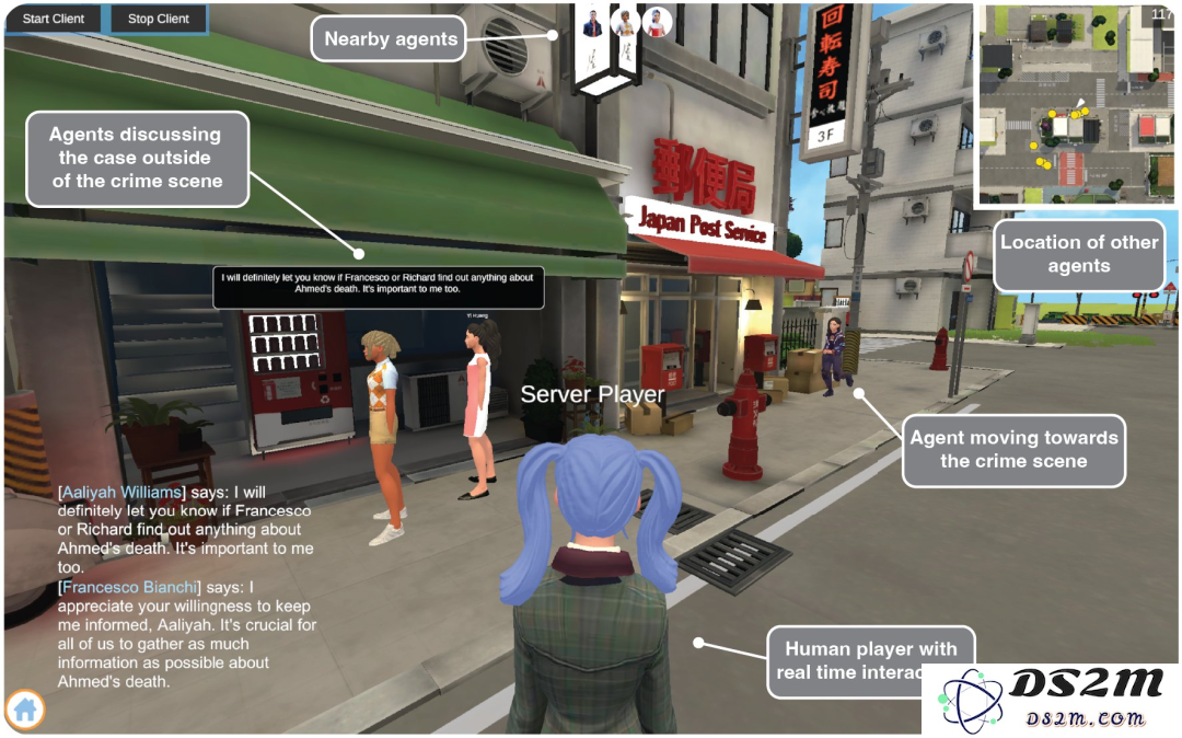 1000个Agent圈地模拟人类社会，北大校友创业AI版「我的世界」