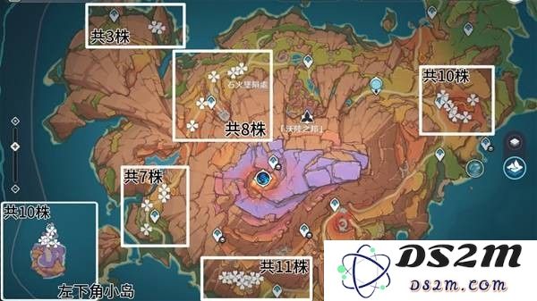 原神云岩裂叶收集路线 云岩裂叶在哪里采集[多图]图片2
