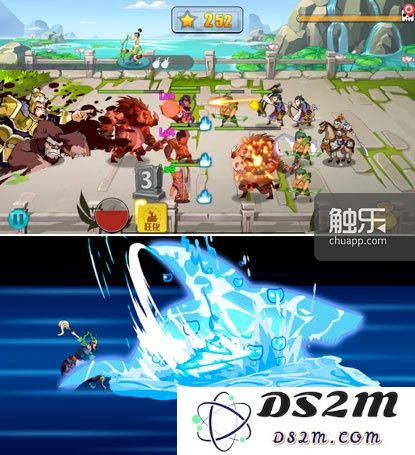 《假冒三国》的战斗画面