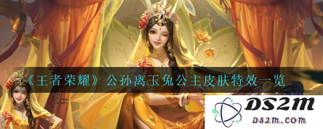 《王者荣耀》公孙离玉兔公主皮肤特效一览：惊艳视觉盛宴，魅力四射的新体验