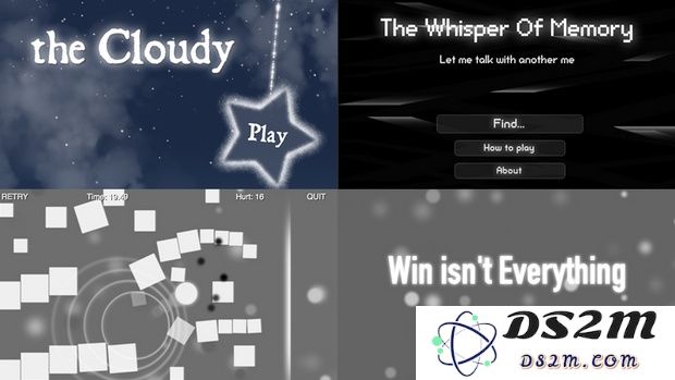 国内的独立游戏圈每年都会组织GameJam活动,小胖是常客,创作过不少“文艺范儿”的游戏