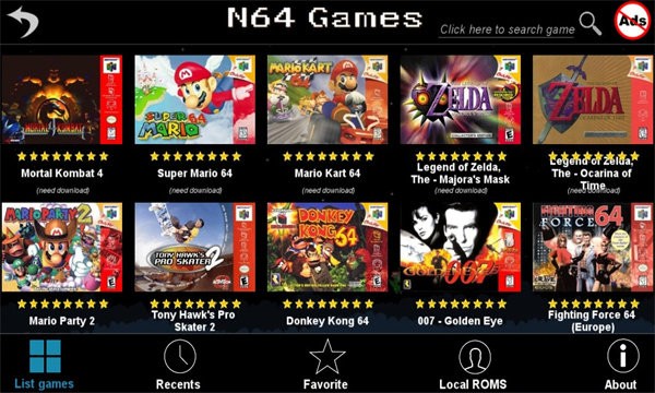 retro64 games模拟器 v1.0.0 安卓版 1