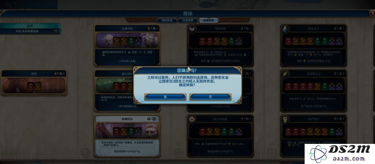 文明6什么是无政府状态