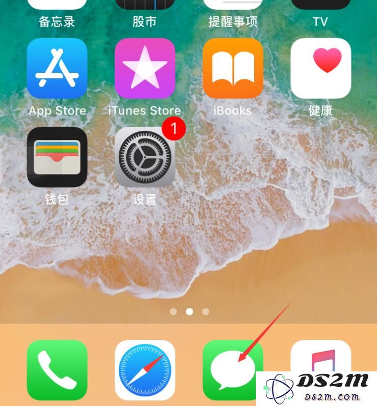 如何判断苹果iPhone XS Max双卡中的哪一张卡受到短信通知？