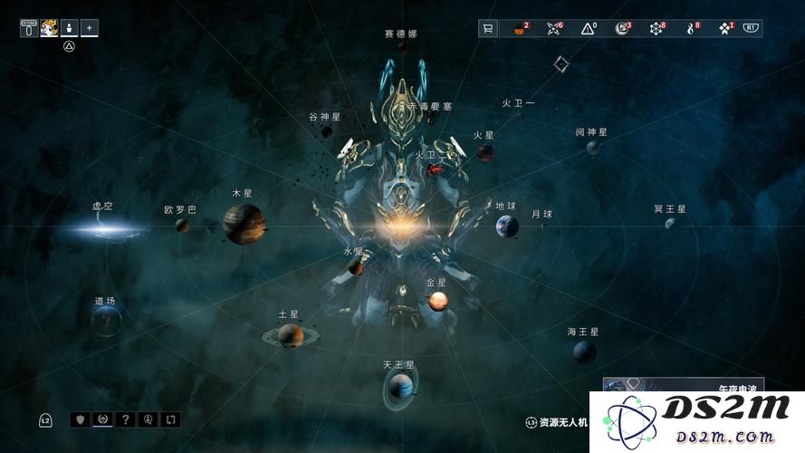 如何在星际战甲中查看地图上的掉落物品位置与获取方式