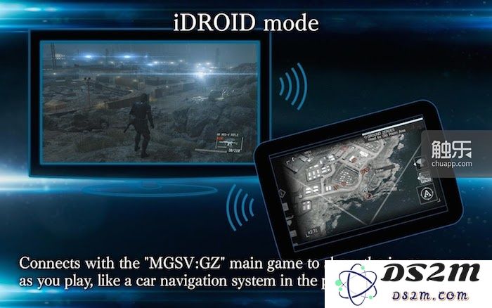 《合金装备V:原爆点》辅助App中的iDroid模式大大增强了玩家的临场感和沉浸感