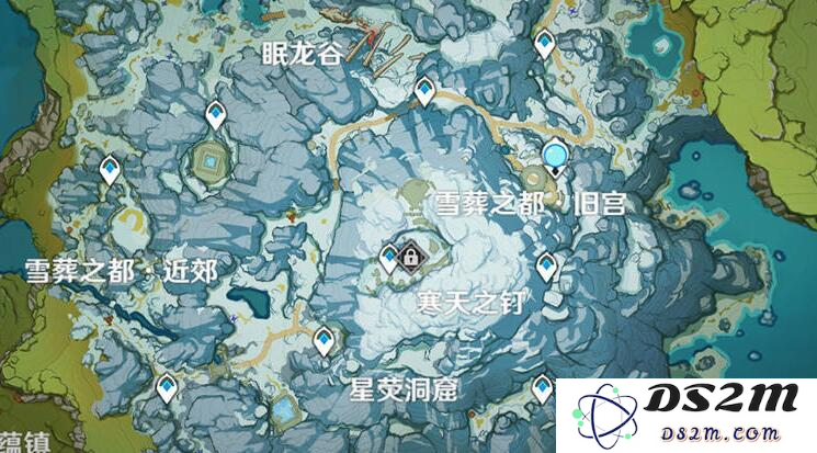 原神雪山南边的冰块