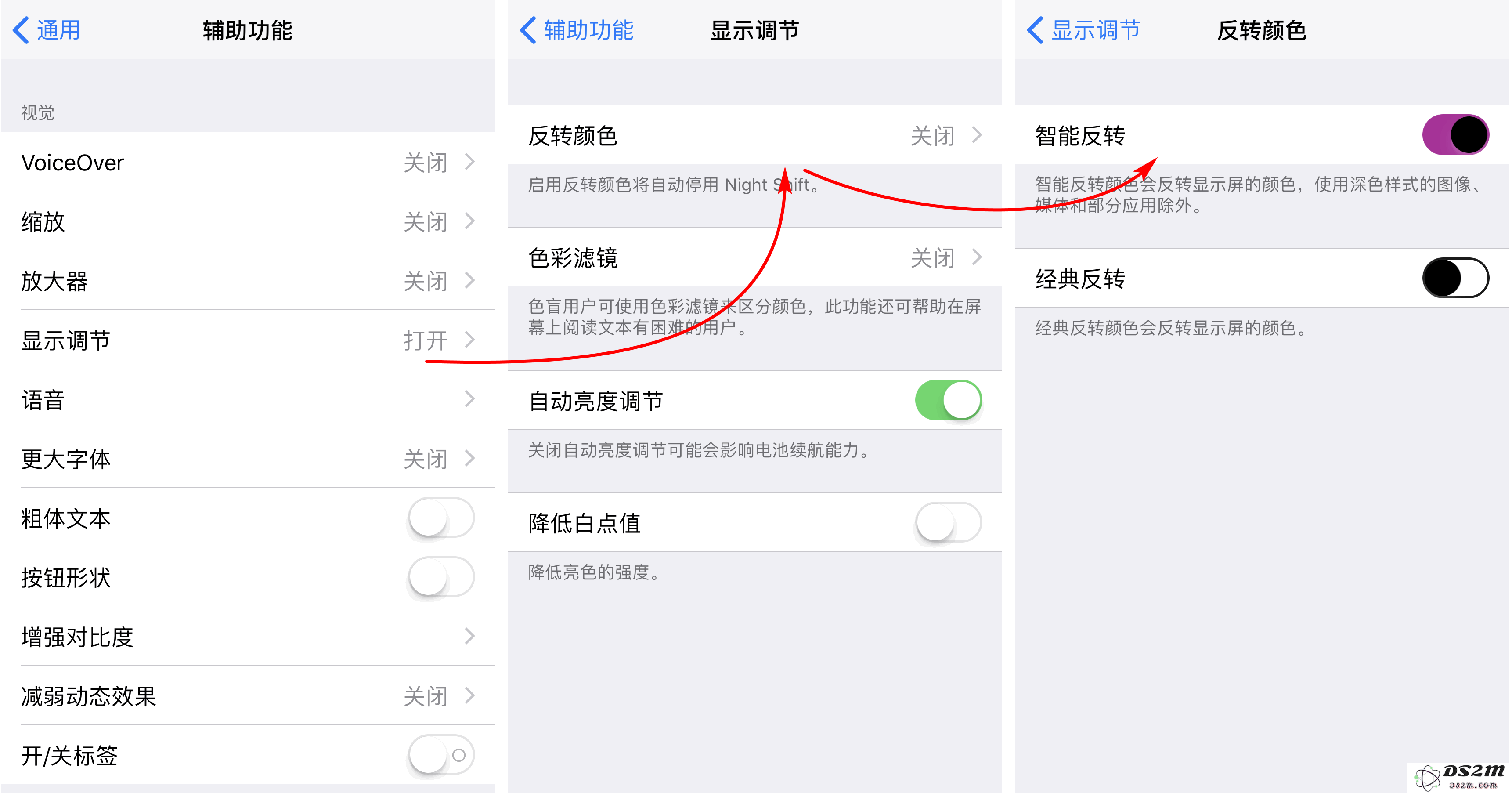 如何在您的 iPhone 手机上启用夜间模式以便于在低光环境下更舒适地使用设备？