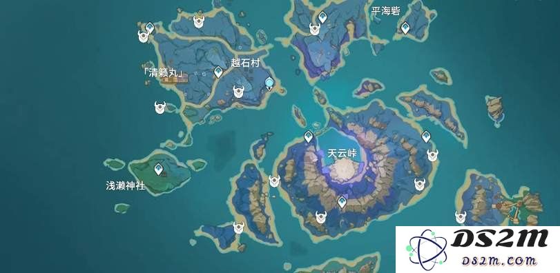 原神雷漂浮灵分布图