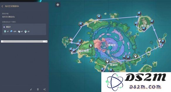 原神海灵芝采集路线图最新2023