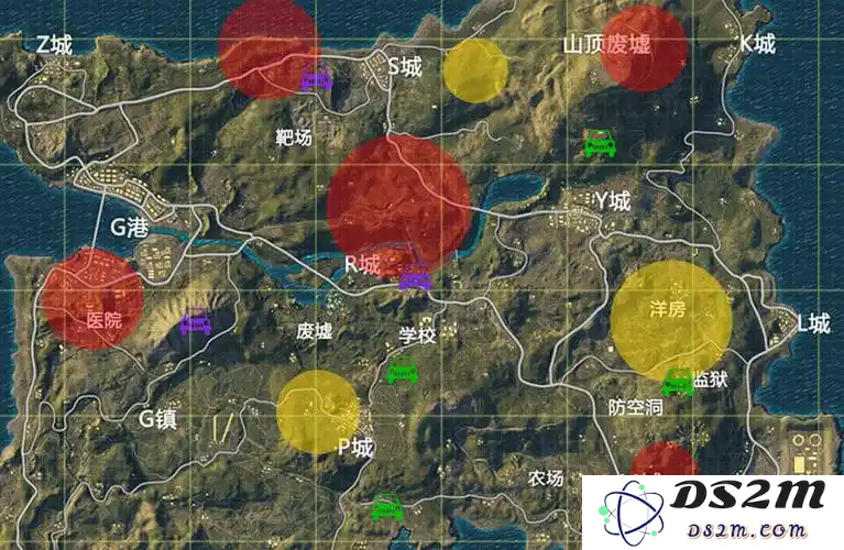 绝地求生选旧地图怎么打