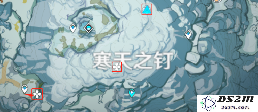 原神雪山牌子挖掘宝箱