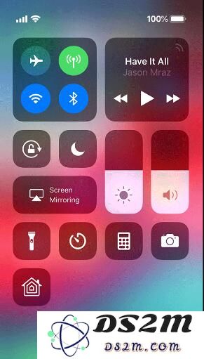 iPhone XS/XS Max控制中心中各个图标所象征的不同功能详细解析