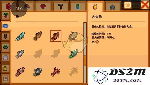 星露谷物语中的大头鱼具体属性和特点解析_全面图文介绍大头鱼属性