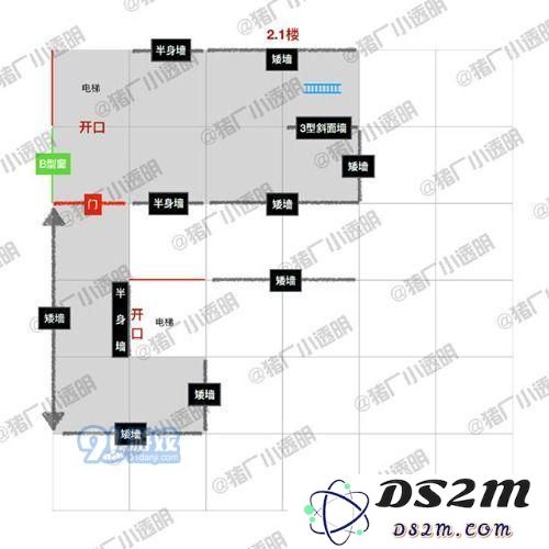 明日之后泳池别墅设计图纸 美式泳池房子建筑蓝图