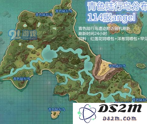 创造与魔法青色陆行鸟怎么抓？刷新点在哪