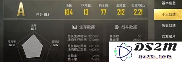 绝地求生刺激战场kd如何查看 绝地求生刺激战场kd在哪