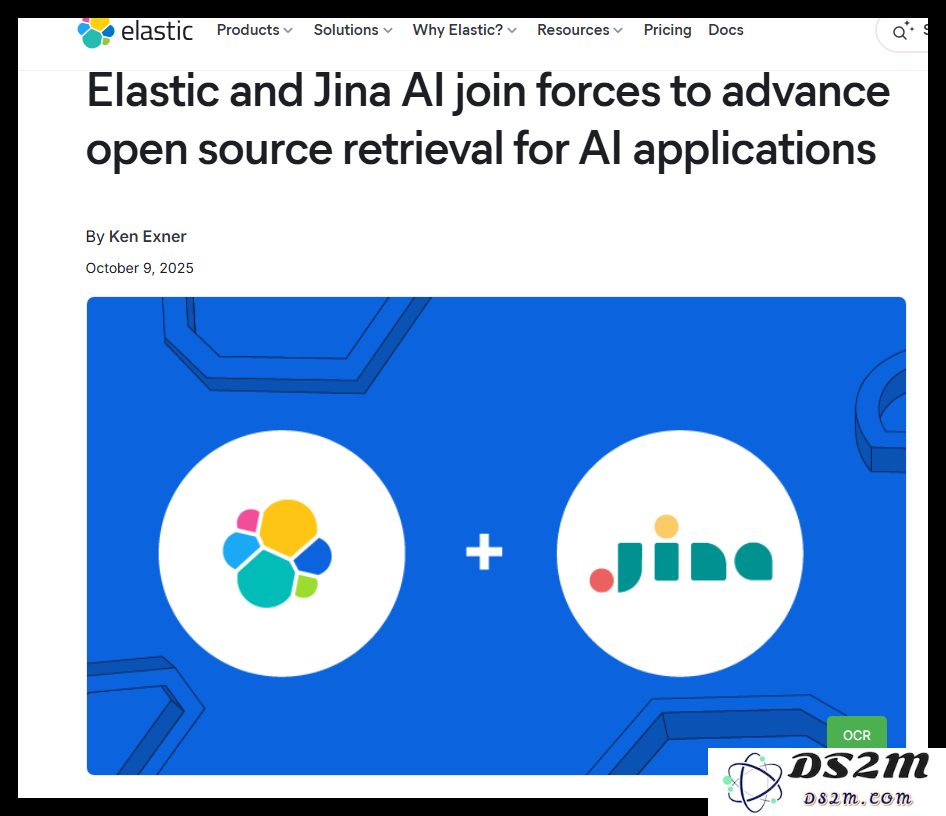 Elastic 以收购 Jina AI 为契机，助力人工智能搜索技术的进一步创新与发展