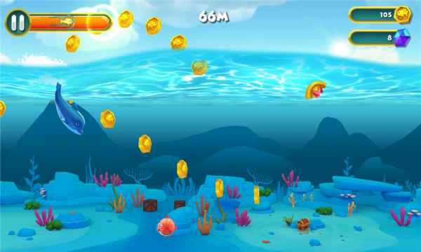海豚大冒险游戏(dolphy dash) v1.0.11 安卓版 1
