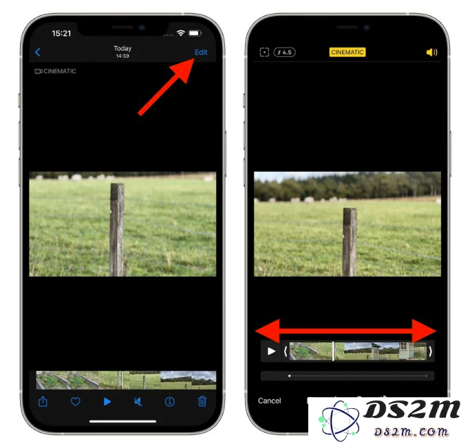 如何使用 iPhone 13 系列在“电影效果”模式下拍摄视频？