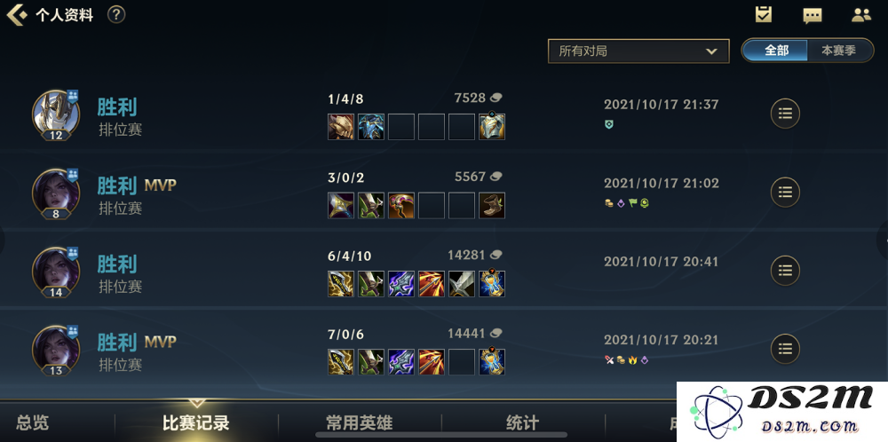英雄联盟分数排名