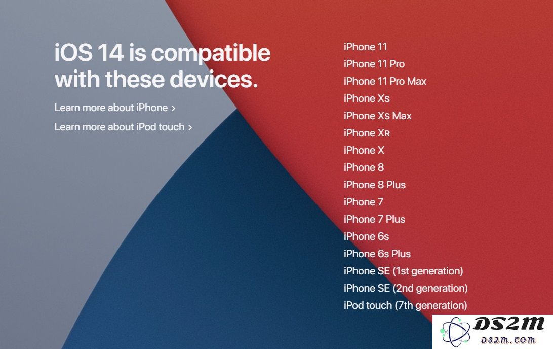 苹果 iOS 14 和 iPadOS 14 适配设备详细汇总，助你快速了解可升级机型信息
