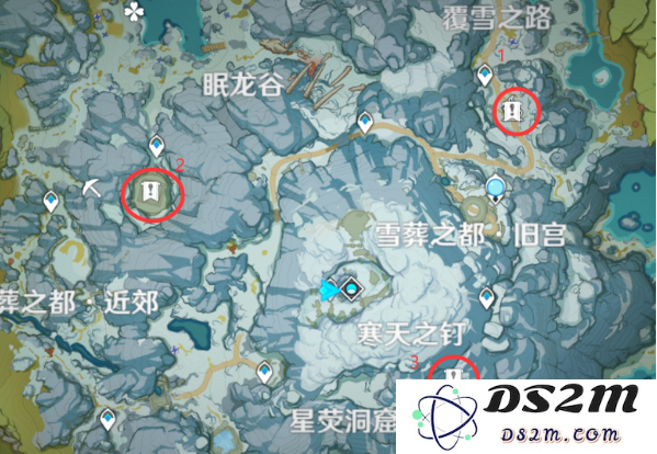 原神雪山地区碎片分布及寻找攻略详解，教你如何快速找到所有碎片