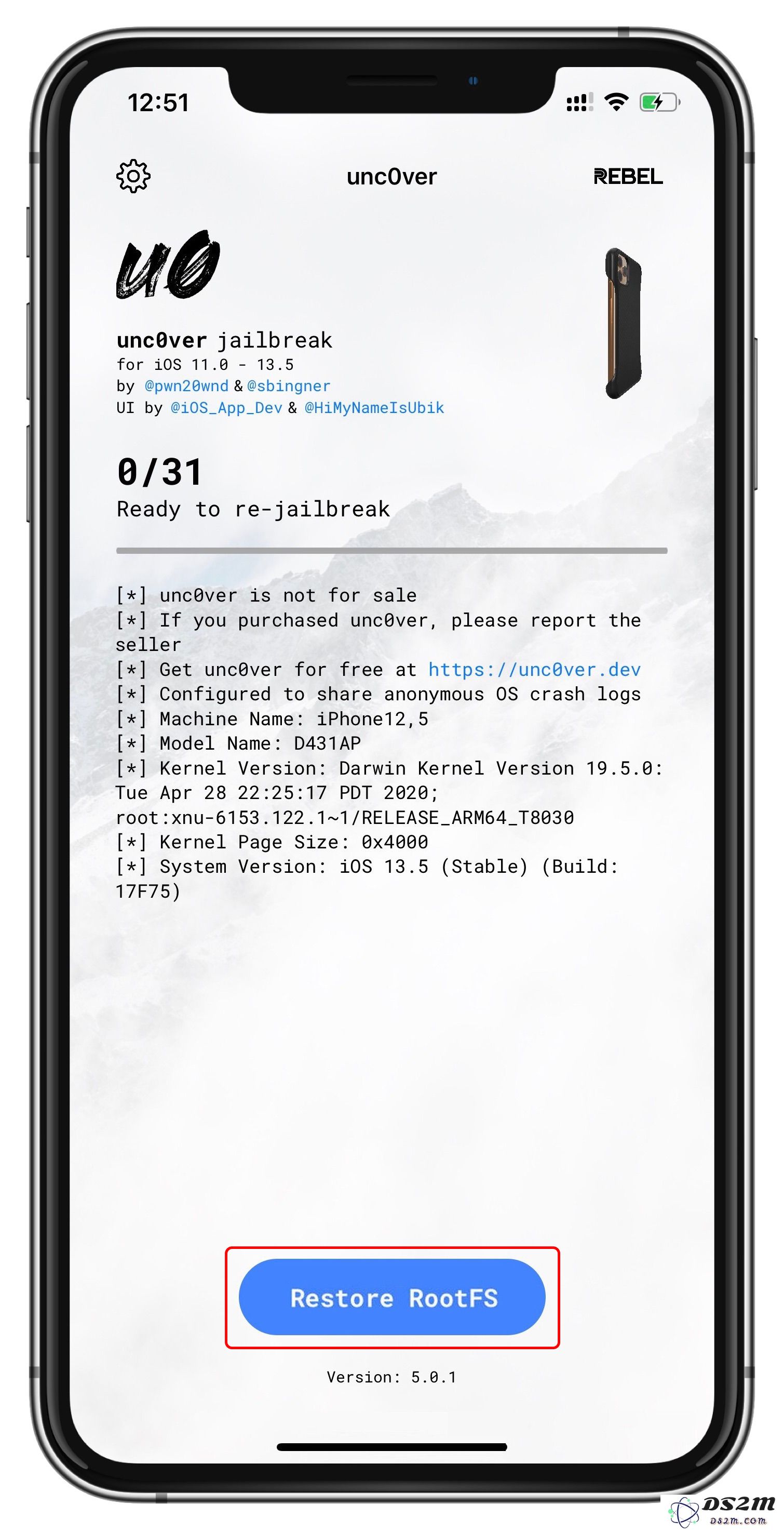 iOS 13.5 越狱后如何清除越狱环境？