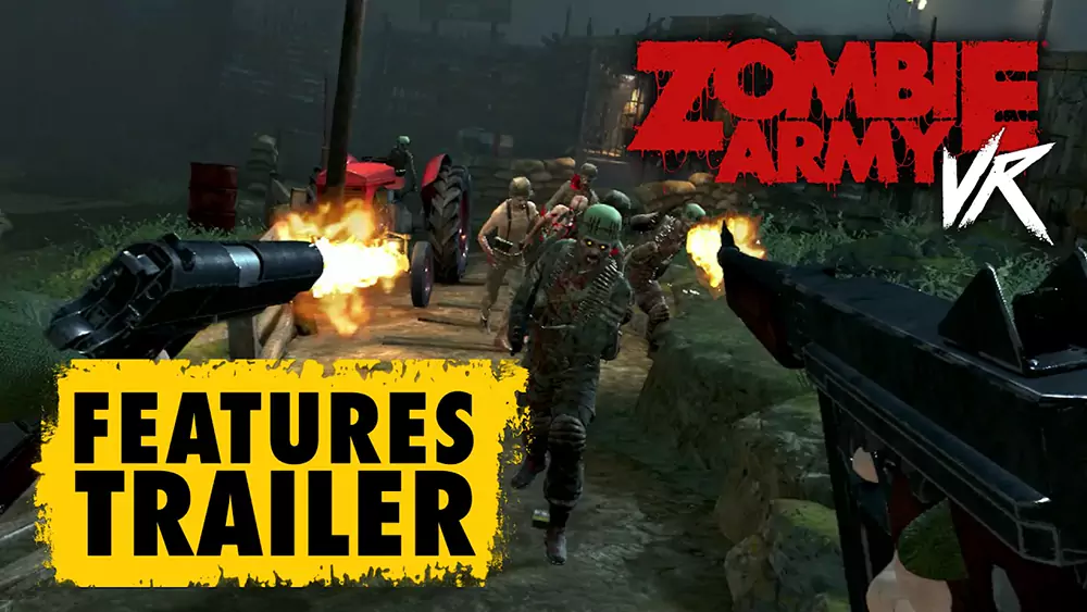 《僵尸军团 Zombie Army VR》全新预告片发布，详细介绍最新功能与丰富玩法，预计5月全面上线