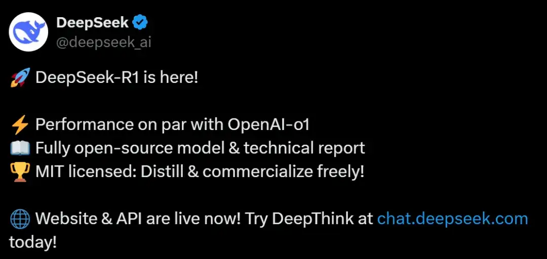 DeepSeek开源o1技术破局OpenAI，强化学习出现令人惊讶的「啊哈」时刻，网友们纷纷表示：AGI时代即将来临！