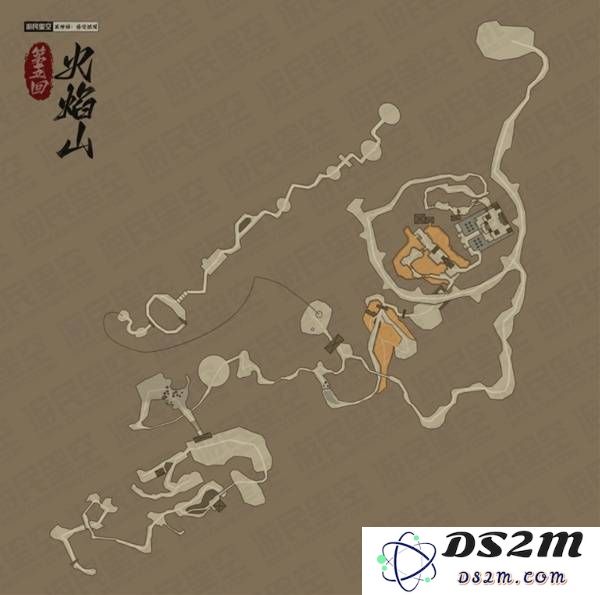 《黑神话悟空》火焰山官方地图分享 第五回官方地图一览：探秘神奇之境 玩转火焰山