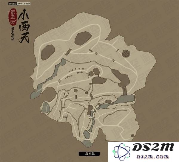 《黑神话悟空》极乐谷官方地图一览：探索神秘世界的奇妙体验
