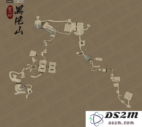 《黑神话悟空》黑风山官方地图一览 第一回官方地图分享：探索未知？ 带你畅游神话世界